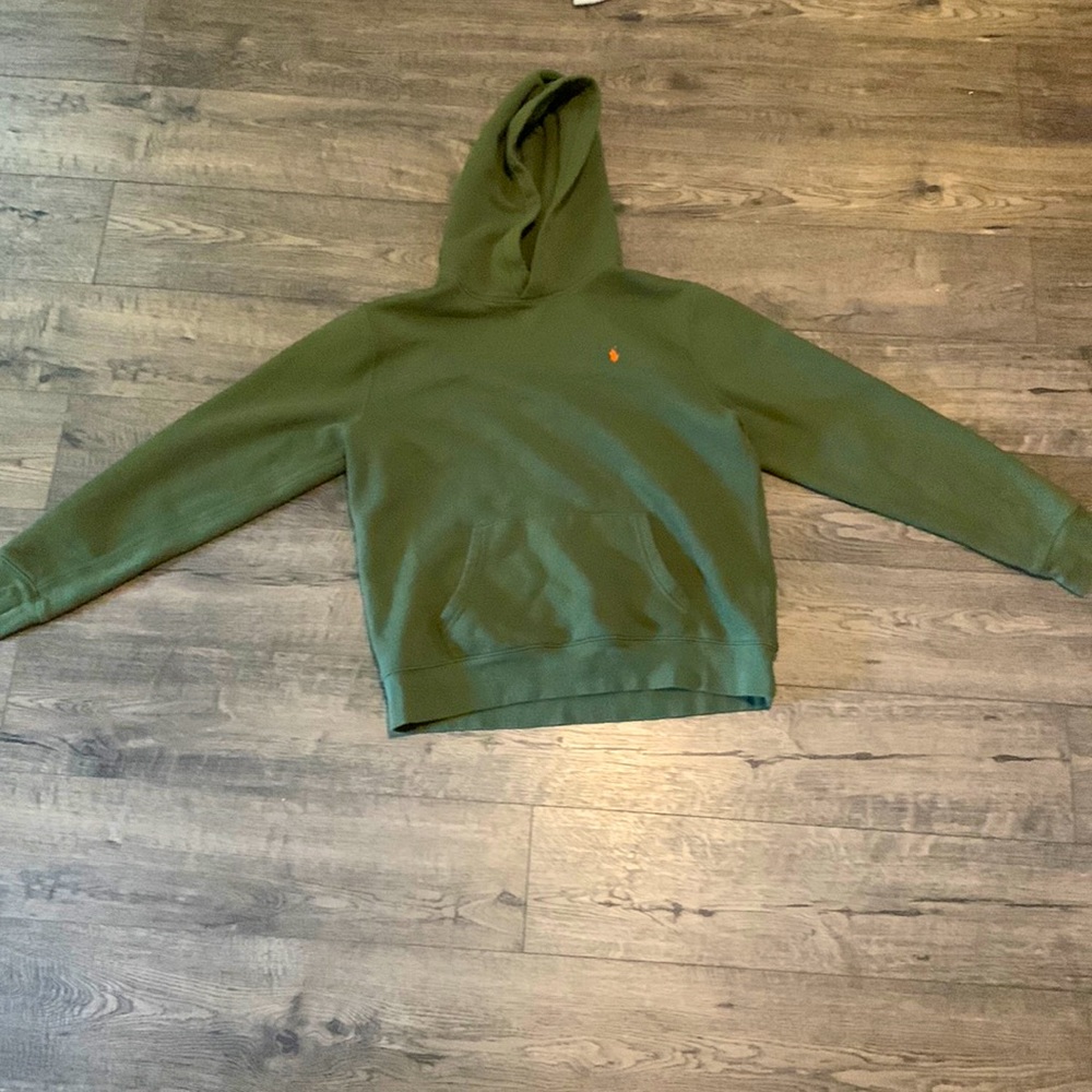 Green Polo Ralph Lauren Hoodie Size:XL